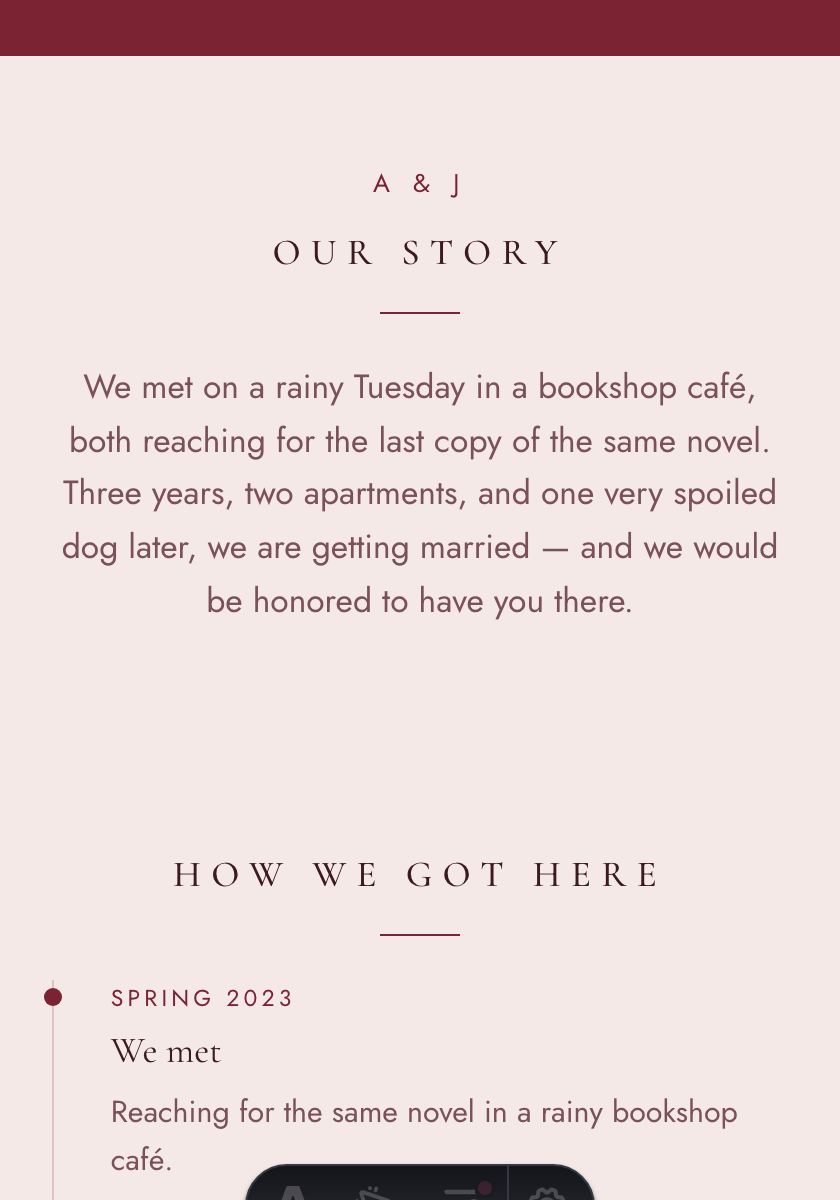 Burgundy Wine wedding invitation design preview